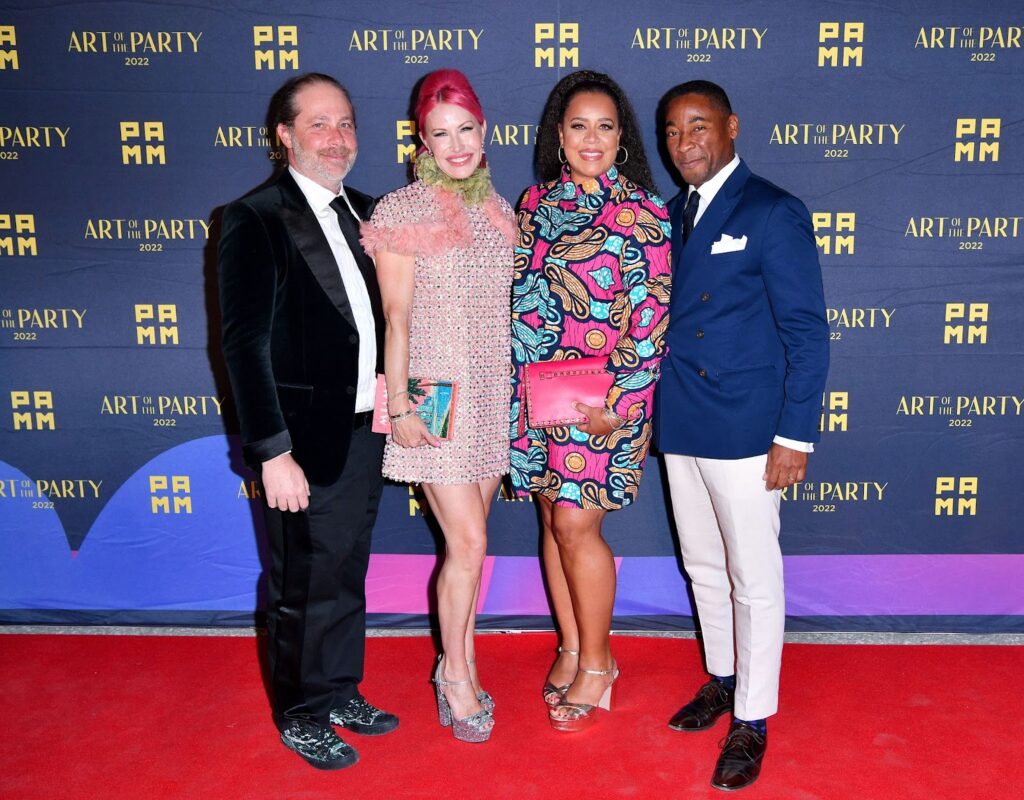 Art of the Party Co-Chairs Adam Wolman, Alexa Wolman, Jessica Sirmans, and Franklin Sirmans.