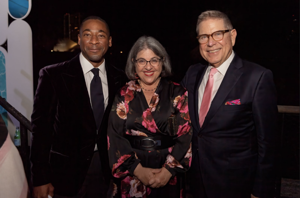 Franklin Sirmans, Miami-Dade County Mayor Daniella Levine Cava, and Alberto Ibargüen