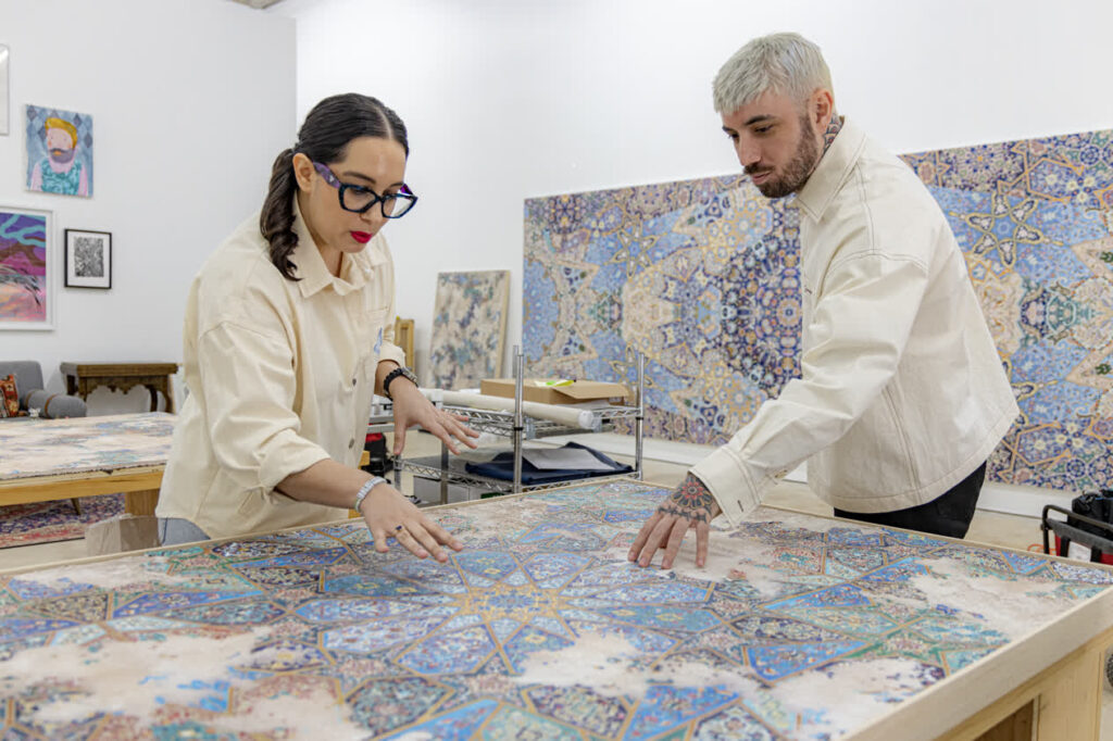 Jason Seife in studio, 2023