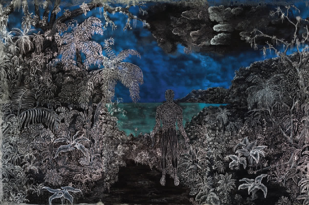 ダボラ　アイランド　サンベースト　絵画　版画　ED34/200 After Heade—Moonlit Landscape • Pérez Art Museum Miami
